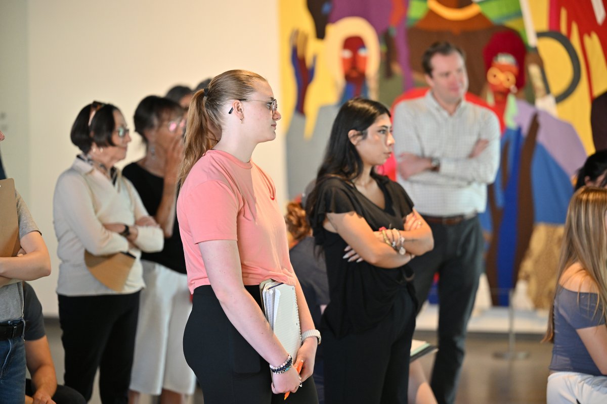 WSUArtMuseum's tweet photo. Join the museum tomorrow, 2/28 from 12–1 for quilter Rochelle Smith’s Community Perspectives Tour, with personal insights and fresh ways of seeing textile works in our current exhibitions. https://t.co/V7qMFToioe #WSUPullman #WSUartmuseum @palousepatchers https://t.co/QCn6xh4lXe