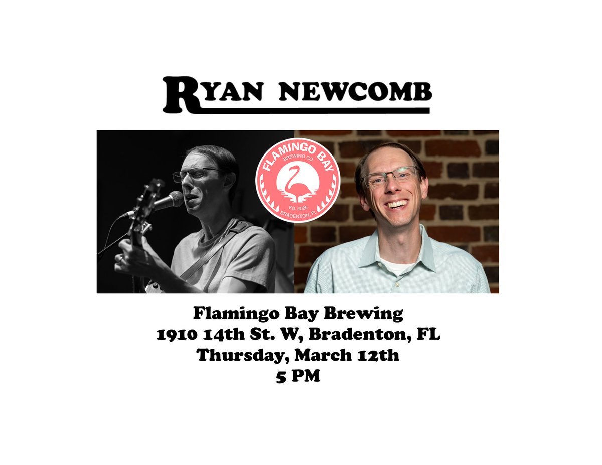 We are 13 days from my first show in FL in 15 years!! Don't miss me @ Flamingo Bay Brewing, March 12th, 5-8 PM. Bring the fam, enjoy the food truck and drinks while we catch up over an evening of music. I can't wait to see you!! facebook.com/events/s/live-…