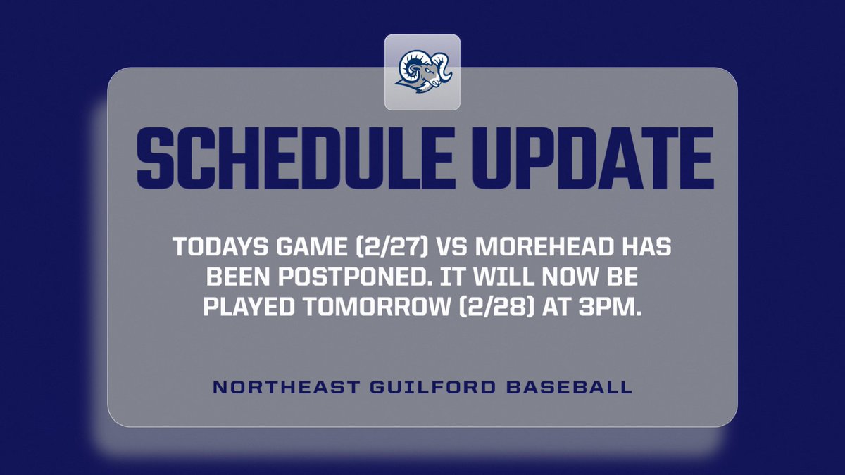 Northeast Guilford Rams Baseball (@negbaseball) on Twitter photo 