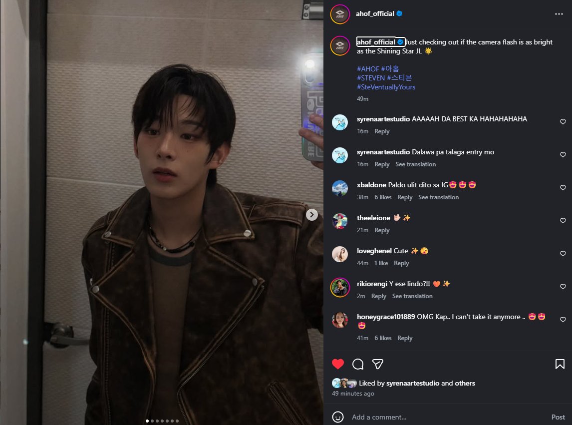 Can I just say? He didn't have to do it, but he did. Everyone was having fun and was happy with him joking about not posting anything, even predicting his next caption as a joke. But this guy just keeps being such a man of his word and making me love him even more. All I know is