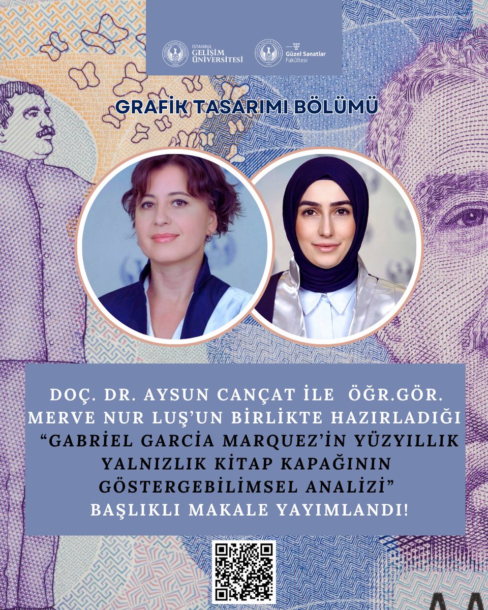 İstanbul Gelişim Üniversitesi (İGÜ), Grafik Tasarımı Bölümü akademisyenlerinden Doç. Dr. Aysun Cançat ile Öğr. Gör. Merve Nur Luş’un birlikte hazırladığı makale yayımlandı!

#GüzelSanatlarFakültesi #FacultyofFineArts #istanbulgelisimuniversitesi #gelişimüniversitesi #igü