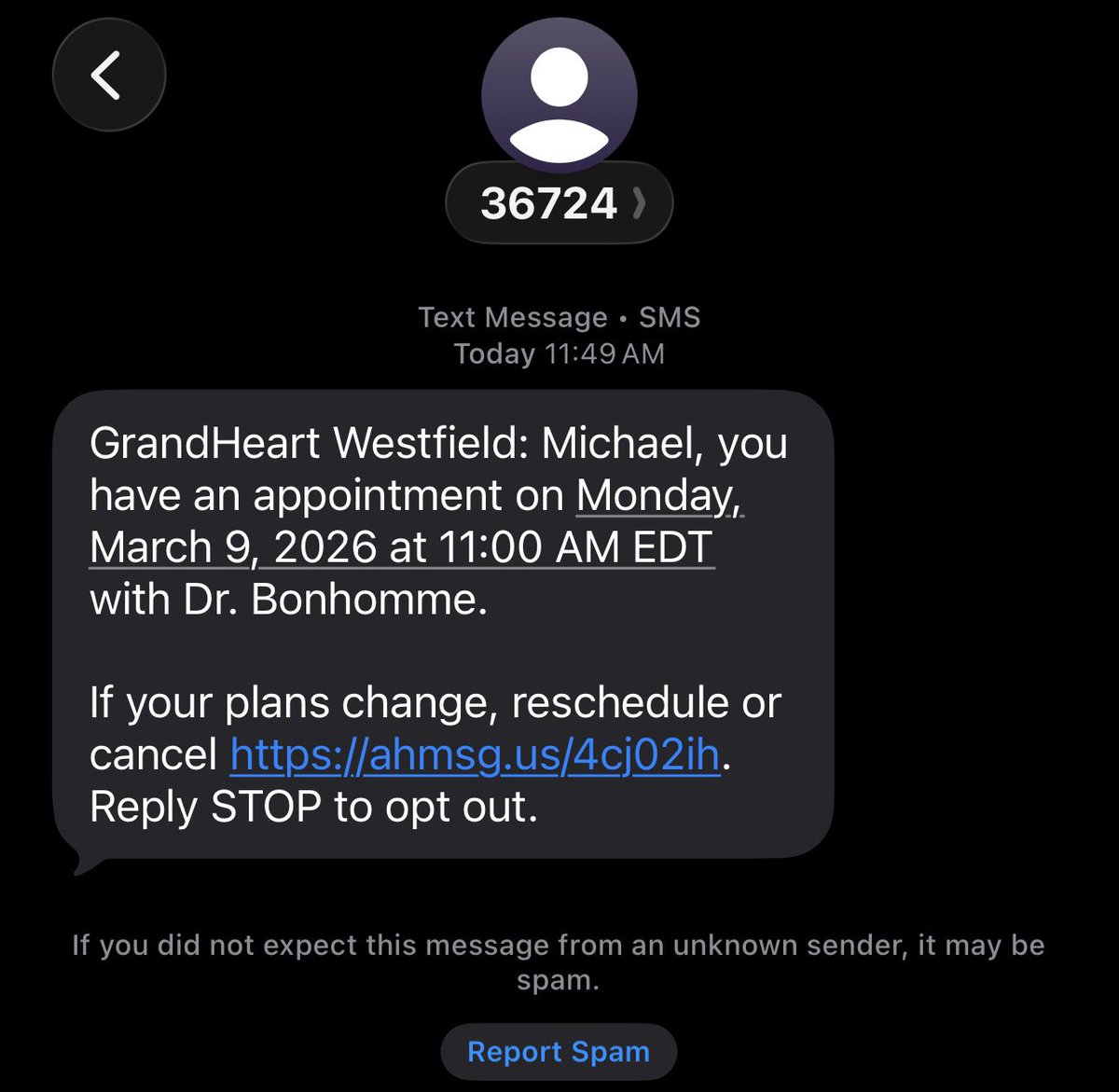 viaerene's tweet photo. idk who michael is but can someone tell him he has an appointment on monday https://t.co/h3gBe7dppz