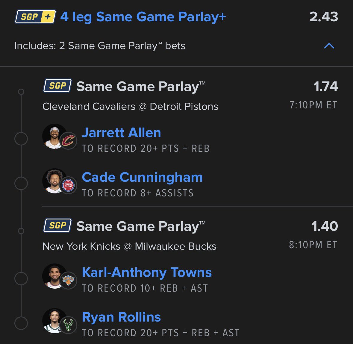 Parlay Hawk tweet media