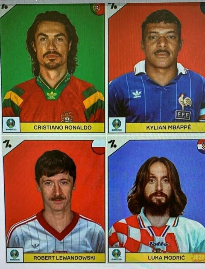 Futebol retrô.
