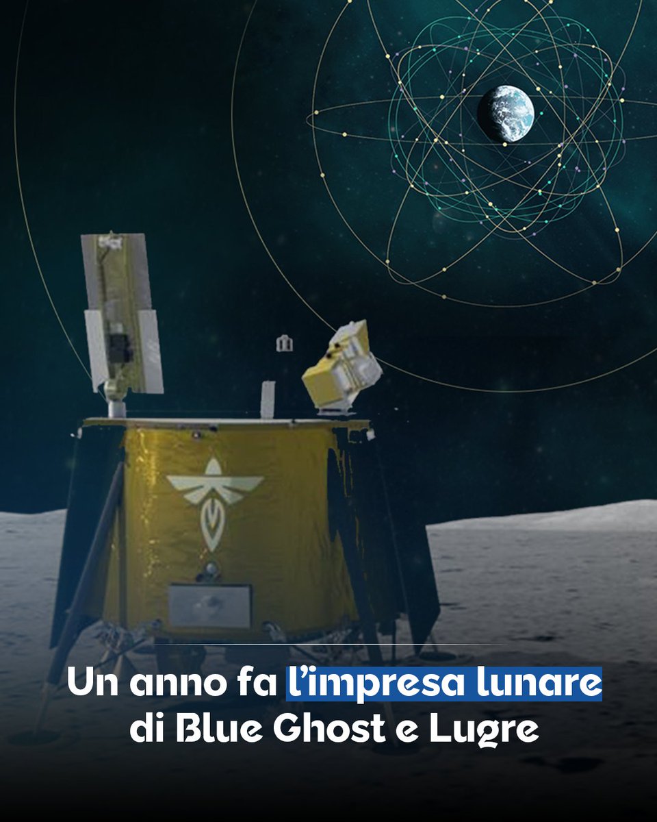 ASI_spazio's tweet photo. 🔴 Un anno fa il successo di #LuGRE, primo ricevitore Gnss a operare oltre l’orbita bassa, ideato per funzionare 𝗶𝗻 𝗼𝗿𝗯𝗶𝘁𝗮 𝗹𝘂𝗻𝗮𝗿𝗲 𝗲 𝘀𝘂𝗹𝗹𝗮 𝘀𝘂𝗽𝗲𝗿𝗳𝗶𝗰𝗶𝗲 𝗱𝗲𝗹𝗹𝗮 𝗟𝘂𝗻𝗮
📺 Rivivi la missione di LuGRE su AsiTV https://t.co/ZeZbiHAQ8S https://t.co/GtHOIehAyq