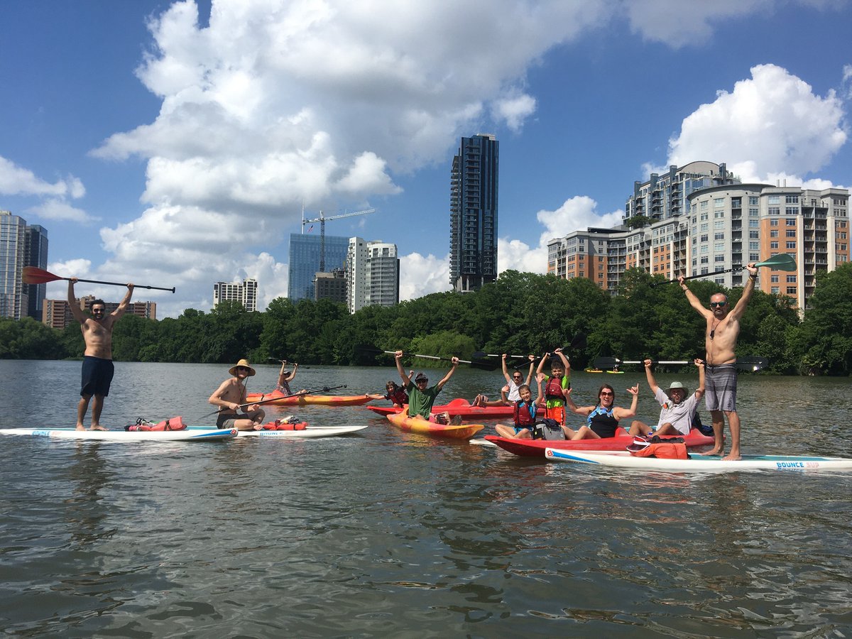 LiveLovePaddle's tweet photo. Beautiful weekend ahead! Grab your crew and come enjoy the water! Kayak and paddleboard rentals throughout the day and Bat-Watching Kayak Tours available in the evenings! Let's end February in the sun! #kayaking #paddleboarding #Austin #visitAustin #thingstodoATX #friends https://t.co/4nEjJAGQLA