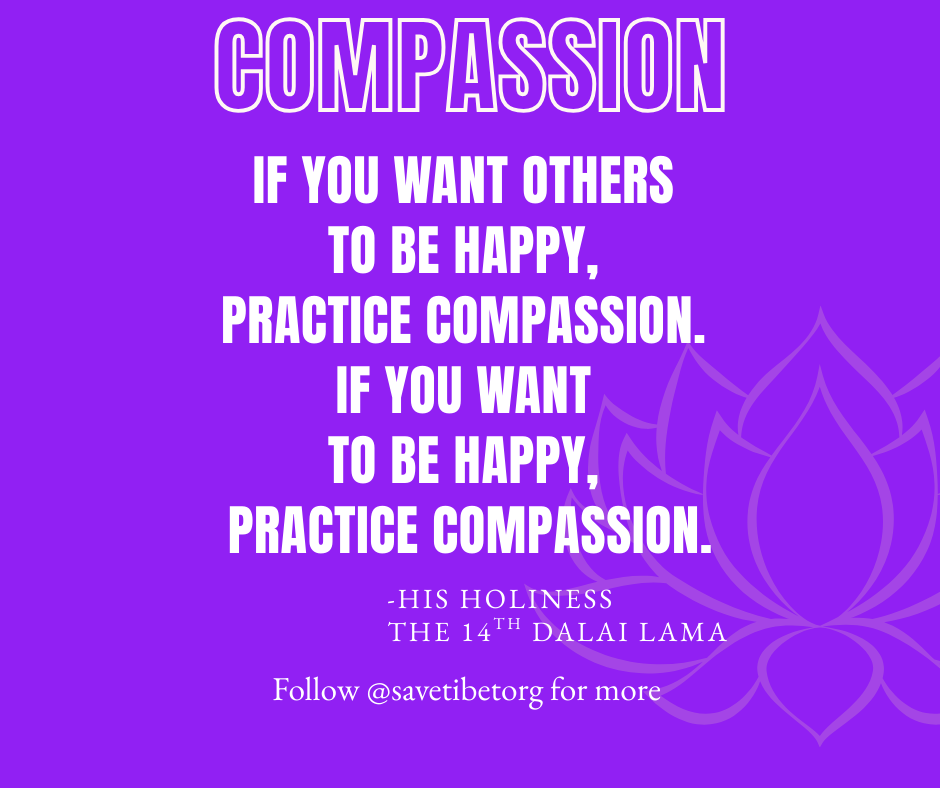 compassionrises's tweet photo. Compassion is the path.
We continue the Year of Compassion in honor of His Holiness’ 90th birthday.
As @compassionrisingworldtour transitions to @savetibetorg, our mission carries forward. 
Join us @savetibetorg — let’s keep compassion rising. https://t.co/JyAFugErhY