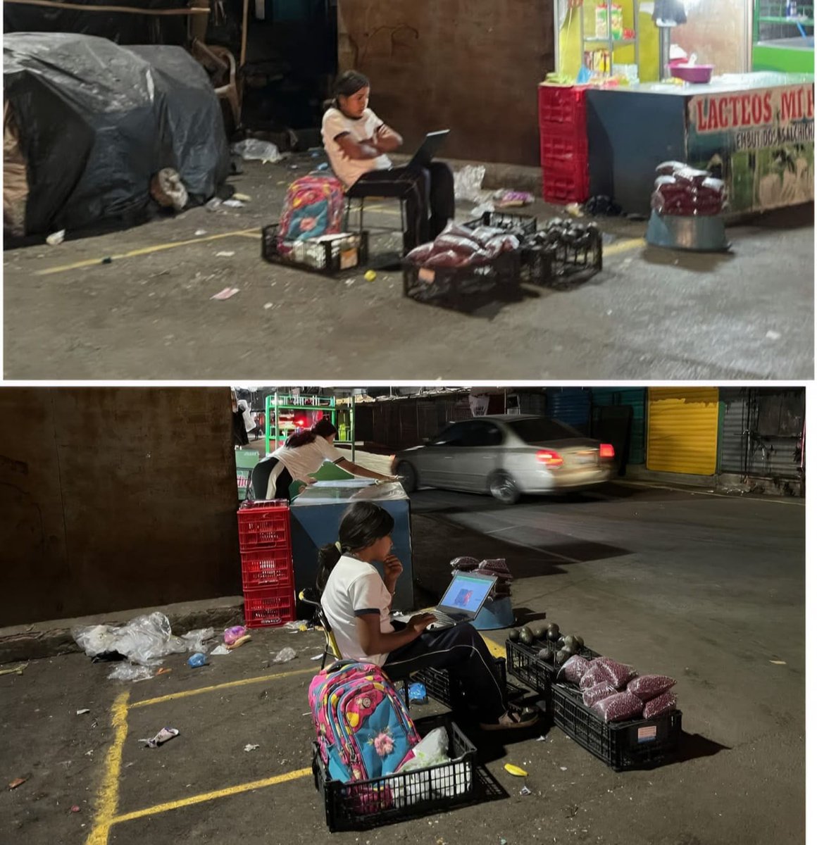 ENTRE VENTAS Y TAREAS: NIÑA DE AHUACHAPÁN INSPIRA CON ESFUERZO Y DEDICACIÓN

En las noches del mercado de Ahuachapán, una niña se ha convertido en un ejemplo de responsabilidad, esfuerzo y unión familiar. Mientras acompaña a su madre en la venta nocturna, aprovecha cada momento