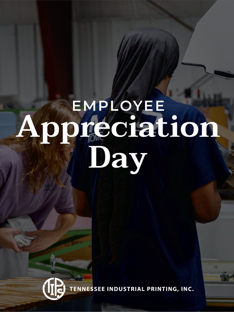 TIPSprints's tweet photo. It's Employee Appreciation Day! 
Today we are going to celebrate
 the TIPS team that makes it all
happen!

#TIPS #TIPSprints #PrintIsAlive #EmployeeAppreciationDay https://t.co/HnGuIstFsL