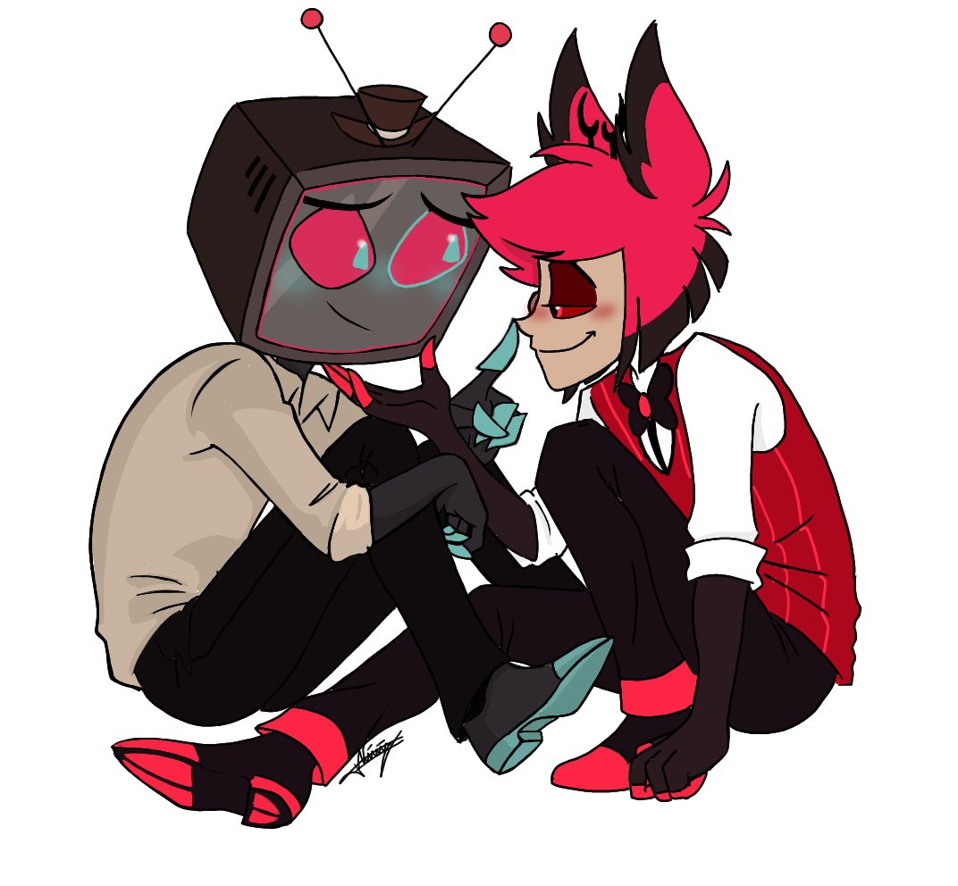 Digo shippear radioapple pero en menos de un mes ya hice casi 5 dibujos radiostatic 
Dejo esto y vuelvo a soltar el lápiz 
#RadioStatic