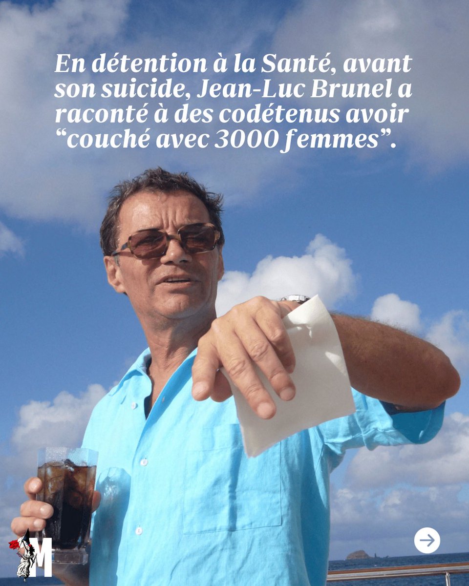 MarianneleMag's tweet photo. “Paris était la plaque tournante d’une forme de traite de jeunes femmes.” L’affaire Epstein et sa jumelle française, l’affaire Brunel, lèvent le voile sur plusieurs décennies de pratiques sordides dans le monde du mannequinat.👇
https://t.co/Rs6hmhXsXZ @Valdiguie https://t.co/NSYChFGZRX