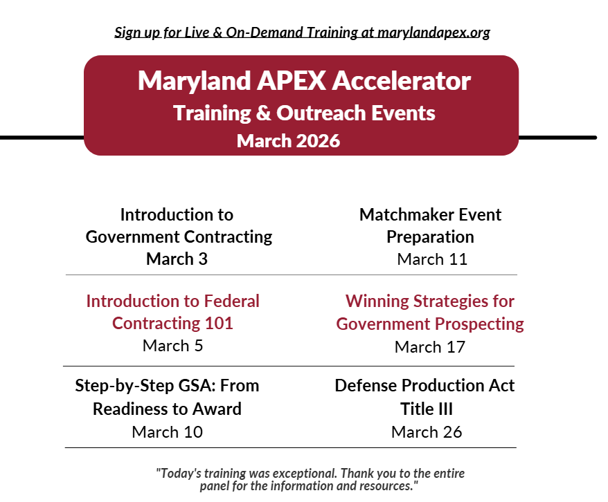 Maryland APEX Accelerator tweet media