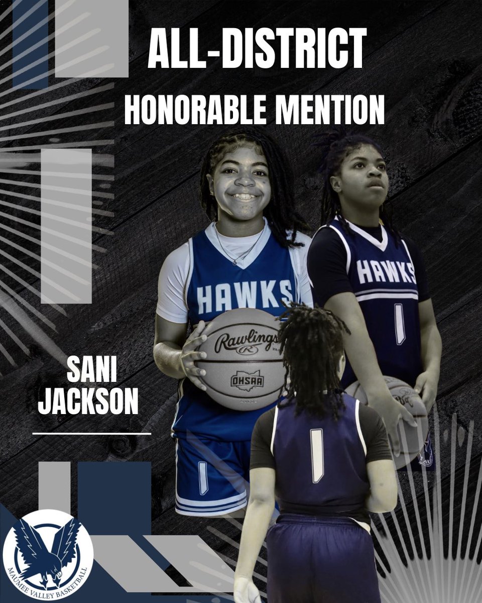 mvcds_gb's tweet photo. Congratulations to the sophomore, Sani Jackson in receiving District Honors 🦅

Honorable Mention All - District 7

#mvcds #legacy #girlsbasketball https://t.co/9CkRZ7ARNR