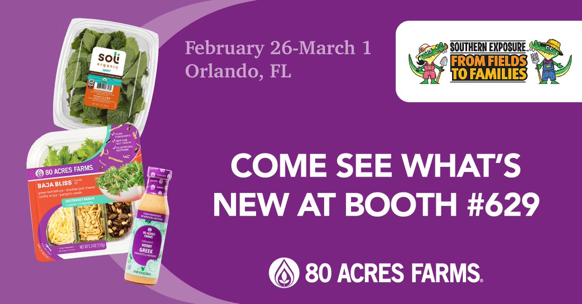 80AcresFarms's tweet photo. Come see us at #SouthernExposure! https://t.co/s0Z0TruIZu
