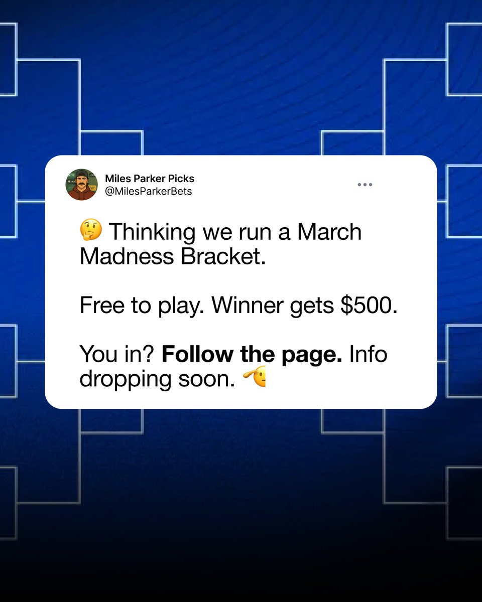 Miles Parker Picks tweet media