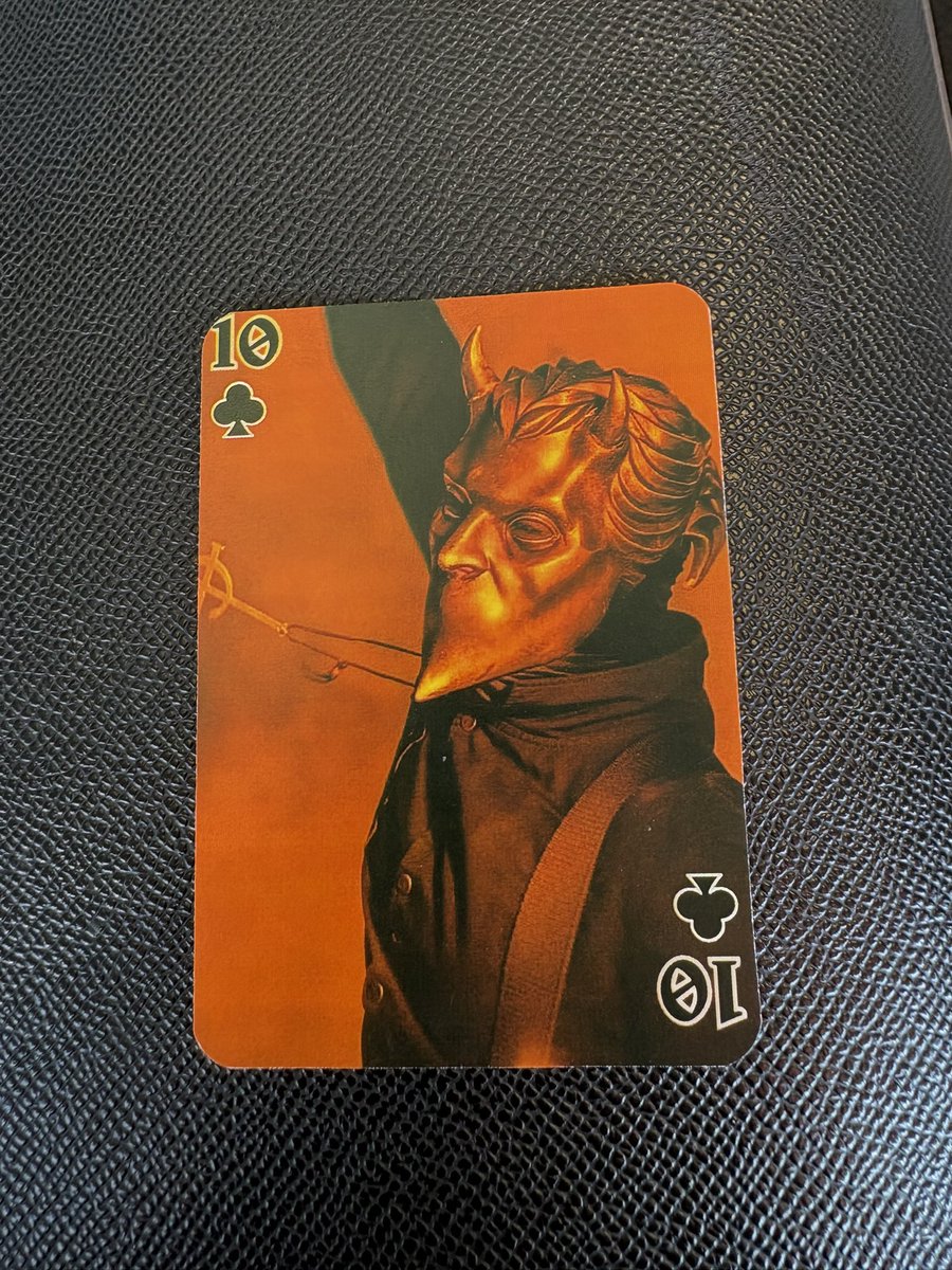 guys help my friend got this card at the tulsa ritual and we literally cannot figure out who it is pls help