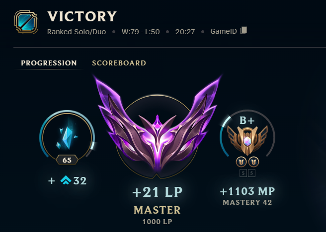 rymxyz's tweet photo. 1000LP 61% wr 🐥gm soon!! https://t.co/F0T7l6TwfE