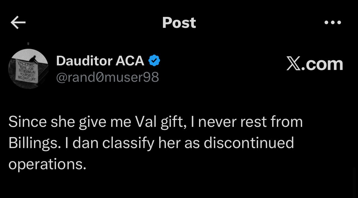 Update🙂

For non-accountants, Discontinued operations refers to the disposal or planned sale of a significant, distinct component of a business.

In this case, this is to ensure relationship transparency by separating “people” that  one will not be involved with in the
