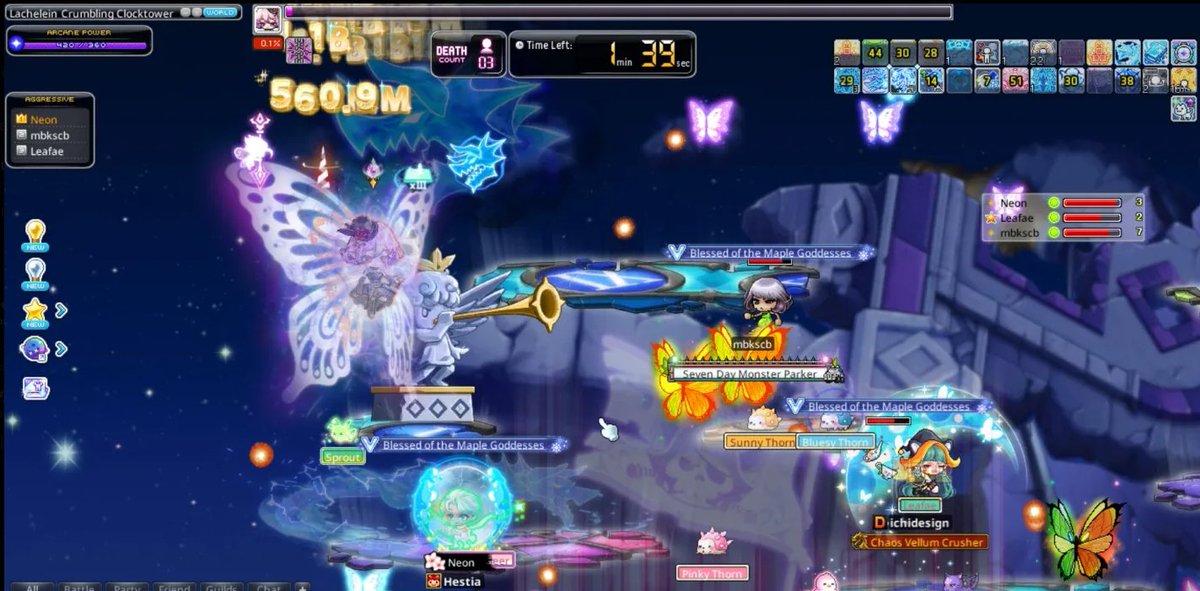 這周變成3人團了!!!

<a href="/MaplestoryU/">MapleStory Universe</a> <a href="/neonbucc/">Neon</a> #mbkscb