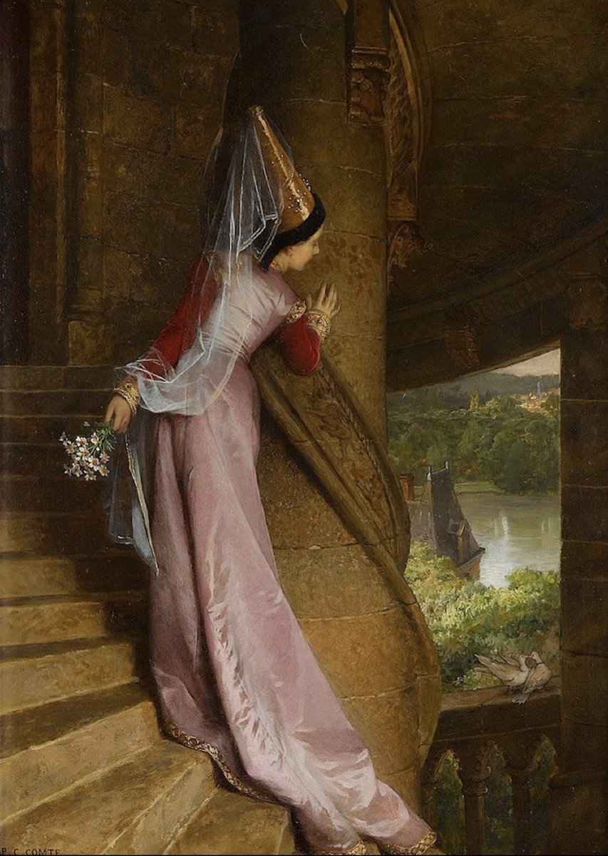 The Secret Rendezvous by French painter Pierre-Charles Comte (1823-1895)