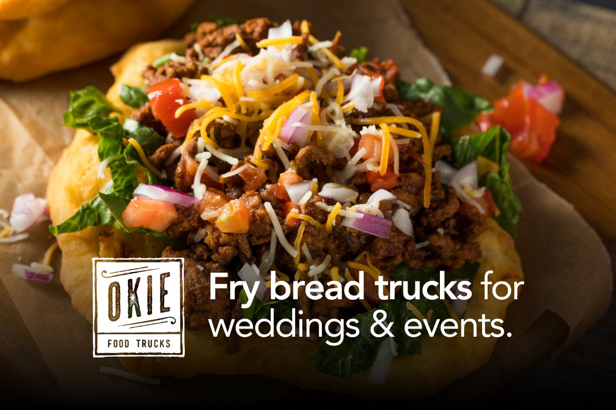 okiefoodtrucks's tweet image. FRY BREAD TRUCKS FOR WEDDINGS &amp;amp; EVENTS - Connect with multiple fry bread trucks, free of charge. Photos, menus, reviews, contact info, and more... all organized for you in one place: okiefoodtrucks.com/book-a-truck

#OkieFoodTrucks #OkieEvents #FryBread