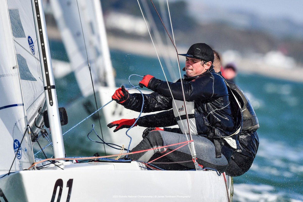 Throwback to all the up close drama of the 2023 Etchells National Championship in Cowes! James Tomlinson Photography with the snaps 📷