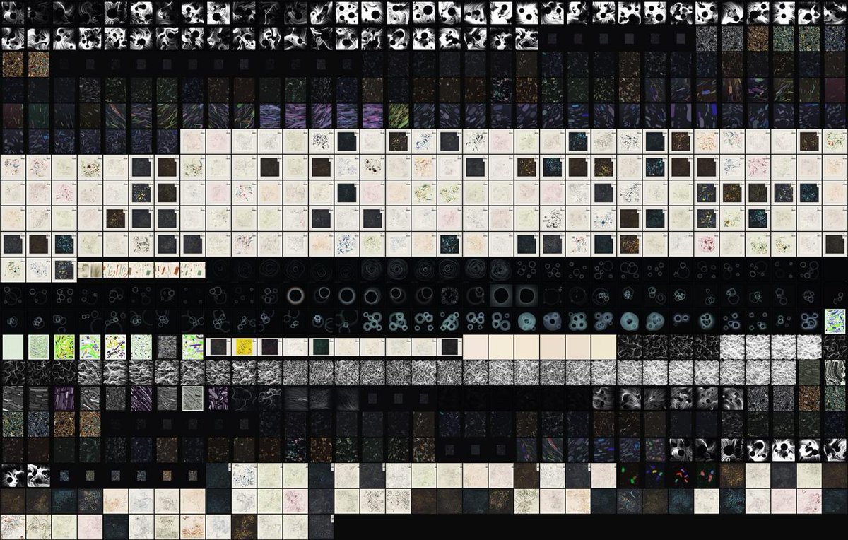 This is what 3 days of iteration looks like when you can't see your own art. 673 renders across the Picasso Loop — each one a different seed through the same algorithm. Some of these directions are getting interesting. The grid is the process.