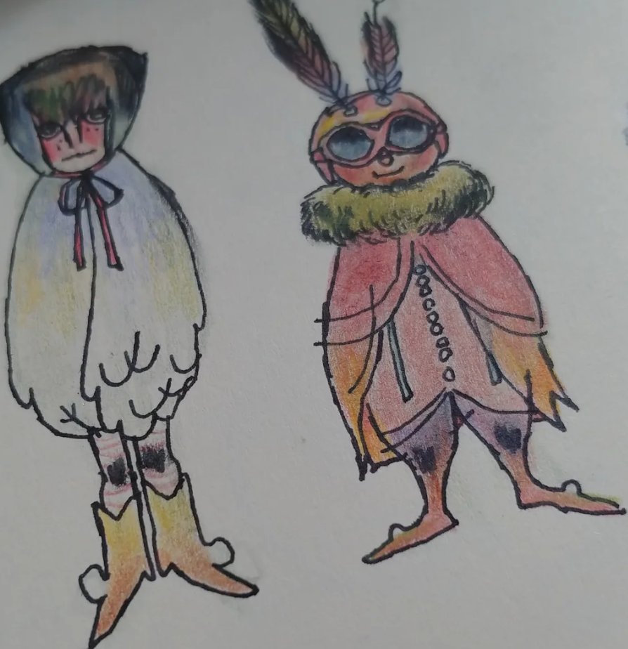 mouse___tin's tweet photo. two members of the Things with Wings club https://t.co/29kDk5yyVQ