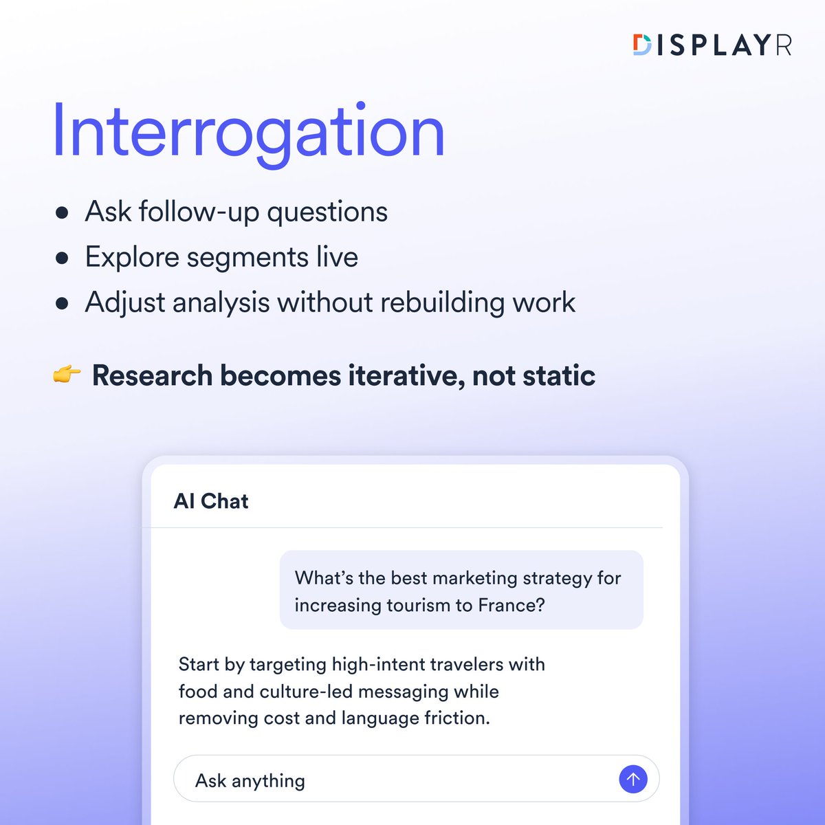 Displayr tweet media