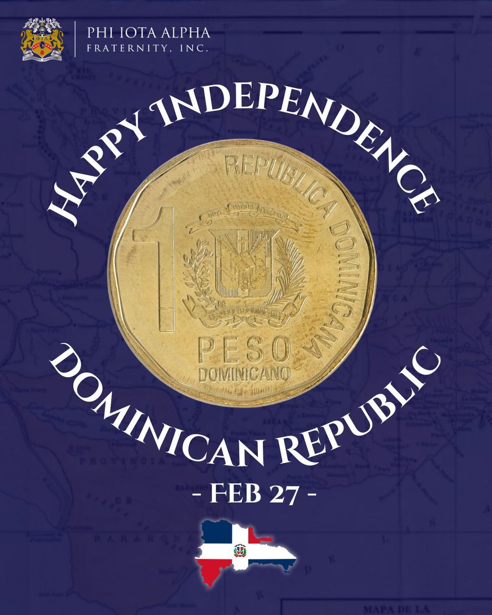 PhiIotaAlpha's tweet photo. Celebrating 182 years of 🇩🇴 independence!

Meet the fathers of the nation on the 100-peso bill—Duarte, Sánchez, &amp; Mella. 

#DominicanRepublic #Phiota https://t.co/cvBg4XnRDP