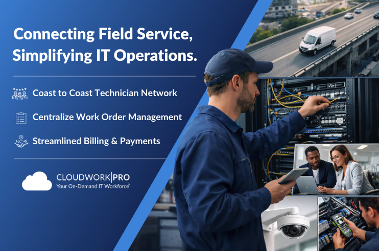 CloudworkPRO's tweet photo. Field service works best when everything works together.

Cloudwork|PRO unifies technician access, work order coordination, and payments into one streamlined platform.

Less fragmentation. More control. Stronger outcomes. 🚀

#ITFieldService #FieldServiceManagement #ITWorkforce https://t.co/yzWAIoay3p
