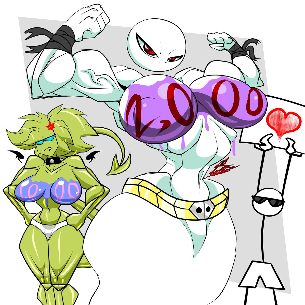 SubRealStudios1's tweet photo. ¿Llegando a los 1,000 y pasando a los 2,000 en poco tiempo?, WOAAH!! no me lo esperaba 😵. ¡Muchas gracias a todos!, por ustedes esto se hizo posible y lo digo de corazón. 💖
#PepperTheAlienMutantMercenaryGhost #DeeDeeDemon #MonsterGirl #MuscleWomen . https://t.co/0I60qECjDD
