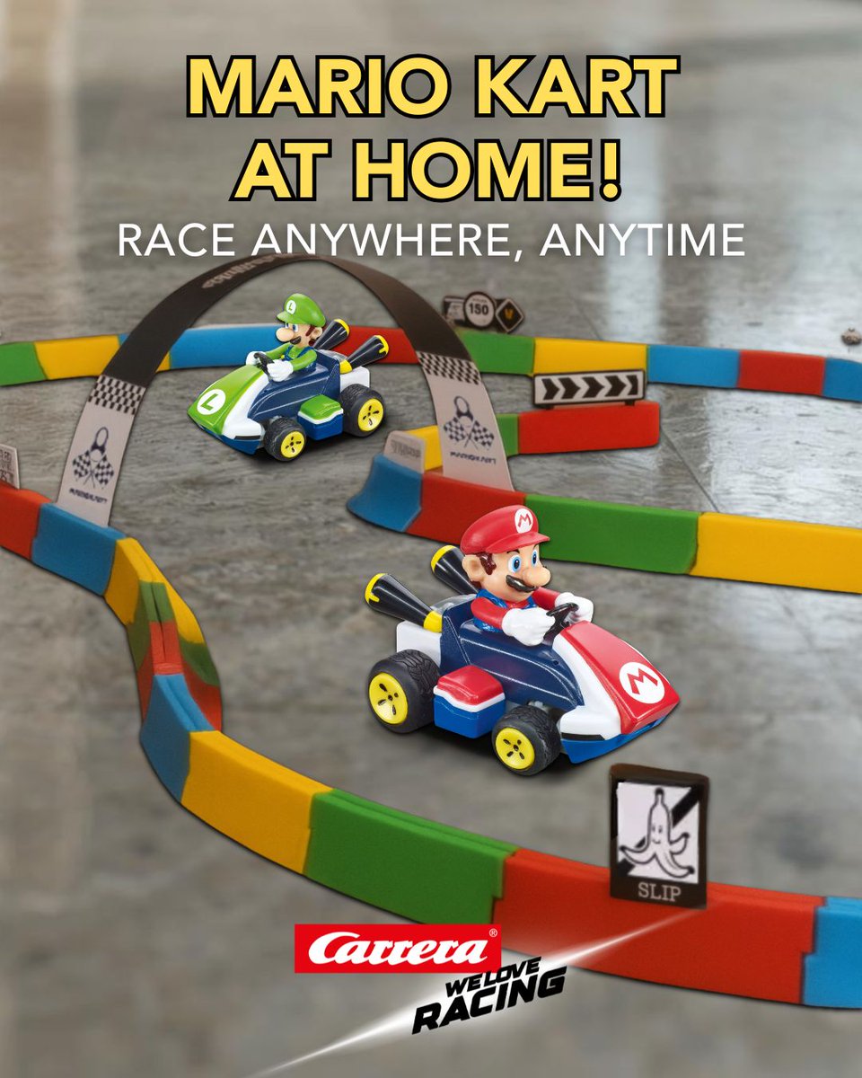 carrera_usa's tweet image. Racing runs in the family 💚😉 
Mario and Luigi are ready to bring the tracks to your table! Who’s taking the lead?🏁 
🍄 Tabletop racing just got epic! Mario &amp;amp; Luigi are waiting for you: linkly.link/2FVsM

#Carrera #MarioKart #RCCars #MarioAndLuigi #RCFun