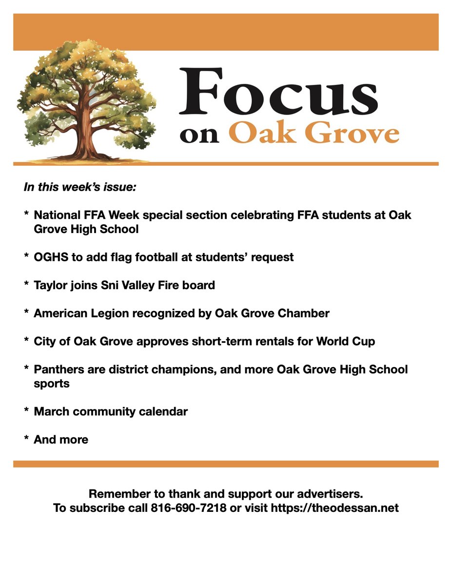 Focus on Oak Grove tweet media