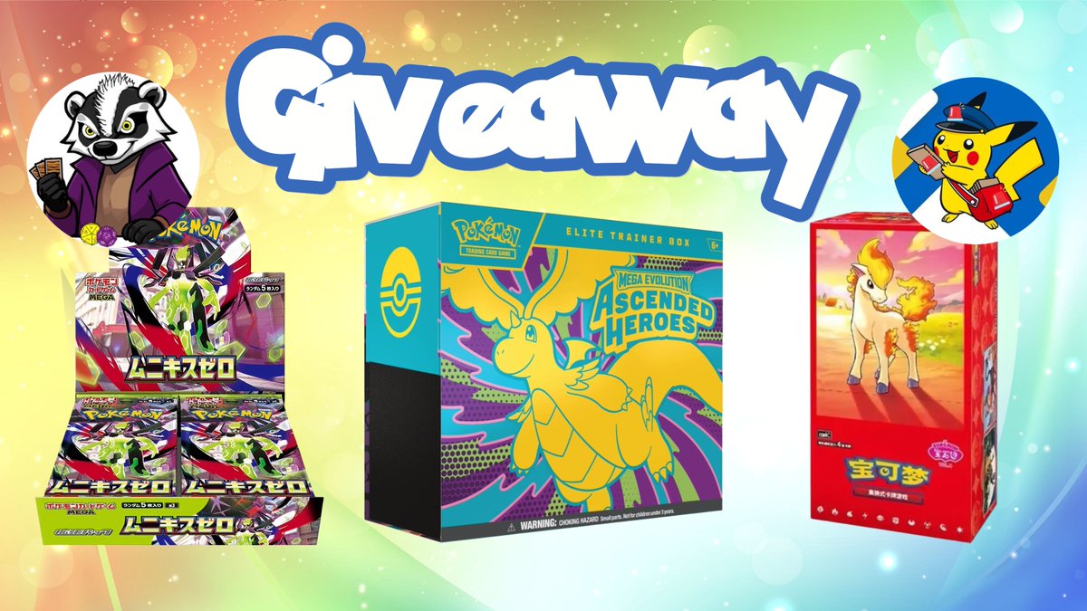 Pokémon Day Giveaway 🎁

Winner will receive an Ascended Heroes ETB, Nullifying Zero BB, AND Gem Pack Vol 4. BB!

To enter:
✅ Follow <a href="/CollecTableGmng/">CollecTable Gaming</a> AND <a href="/PokeTCGAlerts/">Pokemon Alerts & News</a> 
✅ Repost and Like THIS tweet

Make sure to check out their website for 5% off EVERYTHING today and this