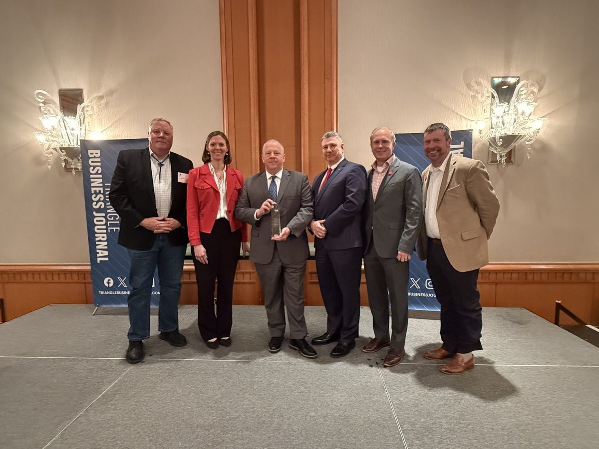 NCDOA's tweet photo. Congratulations to the NC Department of Administration's State Construction Office Team and partners, the recipient of the Triangle Business Journal's 2026 SPACE Award for their work on the new DHHS campus! https://t.co/yEcvNnrdYP