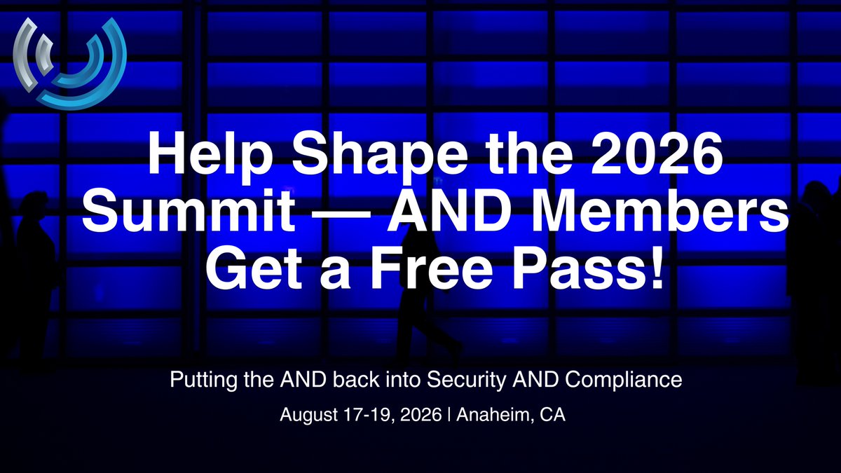 📣The 21st Security &amp; Compliance Summit (Aug 17–19, 2026) is coming, and we want your voice in the agenda!

We’re looking for utility professionals to share:
✅Real-world lessons &amp; case studies
✅Practical insights from security, compliance, OT, and risk management
✅Topics YOU