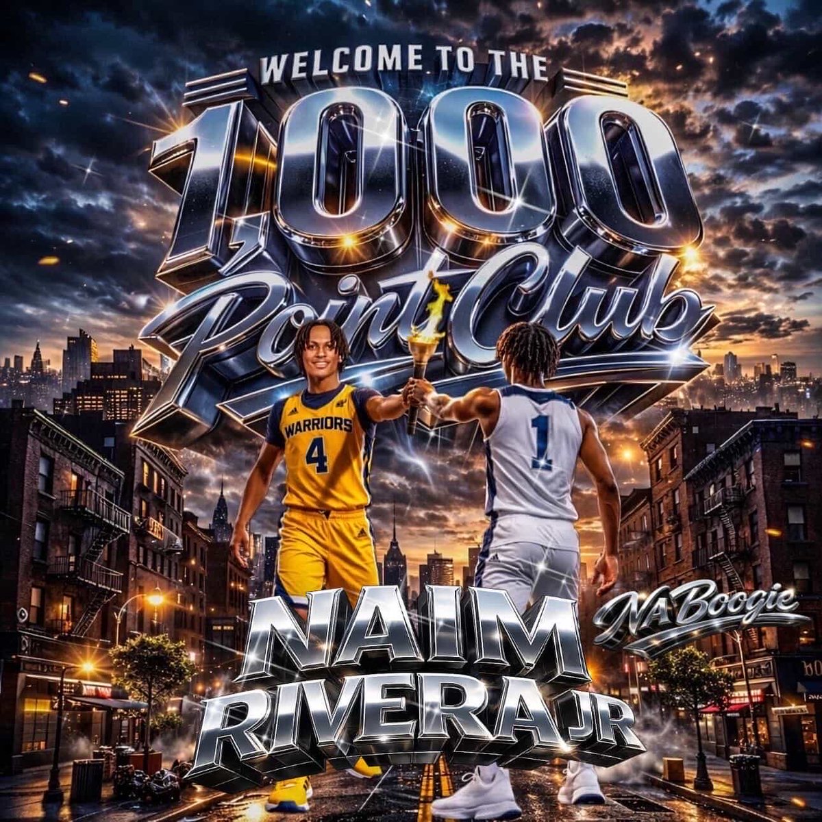 NaimRivera10's tweet photo. AGTG ✝️ 1000 pts, Most triple doubles in one season in All Hallows History, Only player with a quadruple double in All Hallows History ‼️ https://t.co/bw4027VCdc