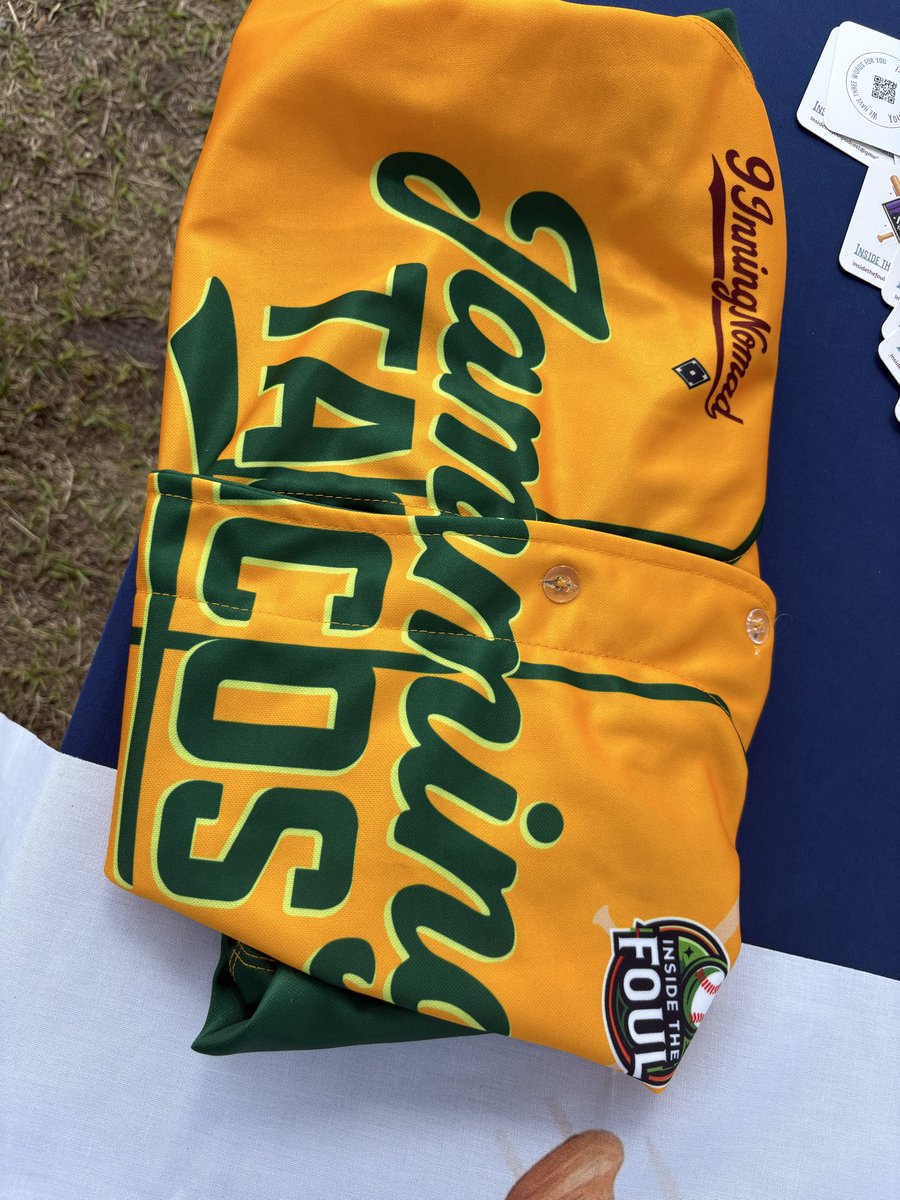 JCBL904's tweet photo. These Jerseys are amazing! Donut Stealers and Jamming Tacos threads coming soon! https://t.co/nQJY0ojFtf