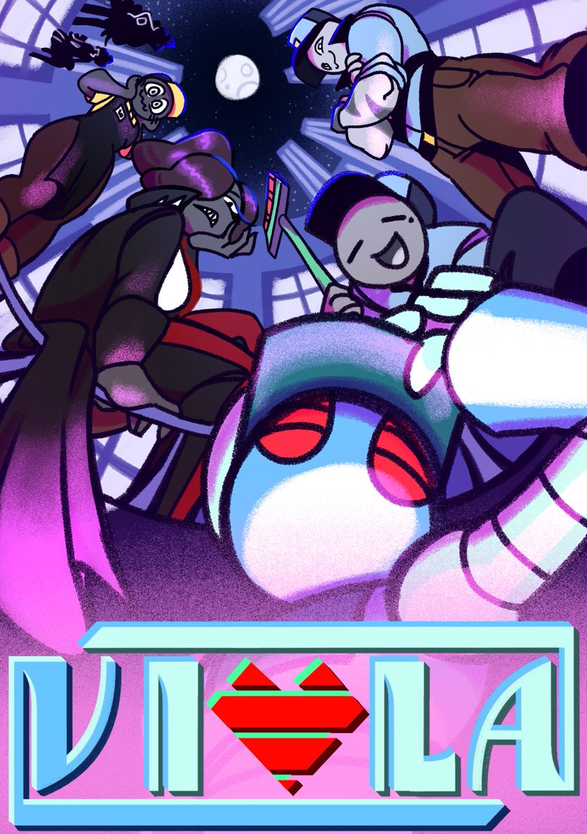 VIOLA_ is officially on #SteamNextFest with an hour-long demo!!! Get on that dating sim NOW!!!!