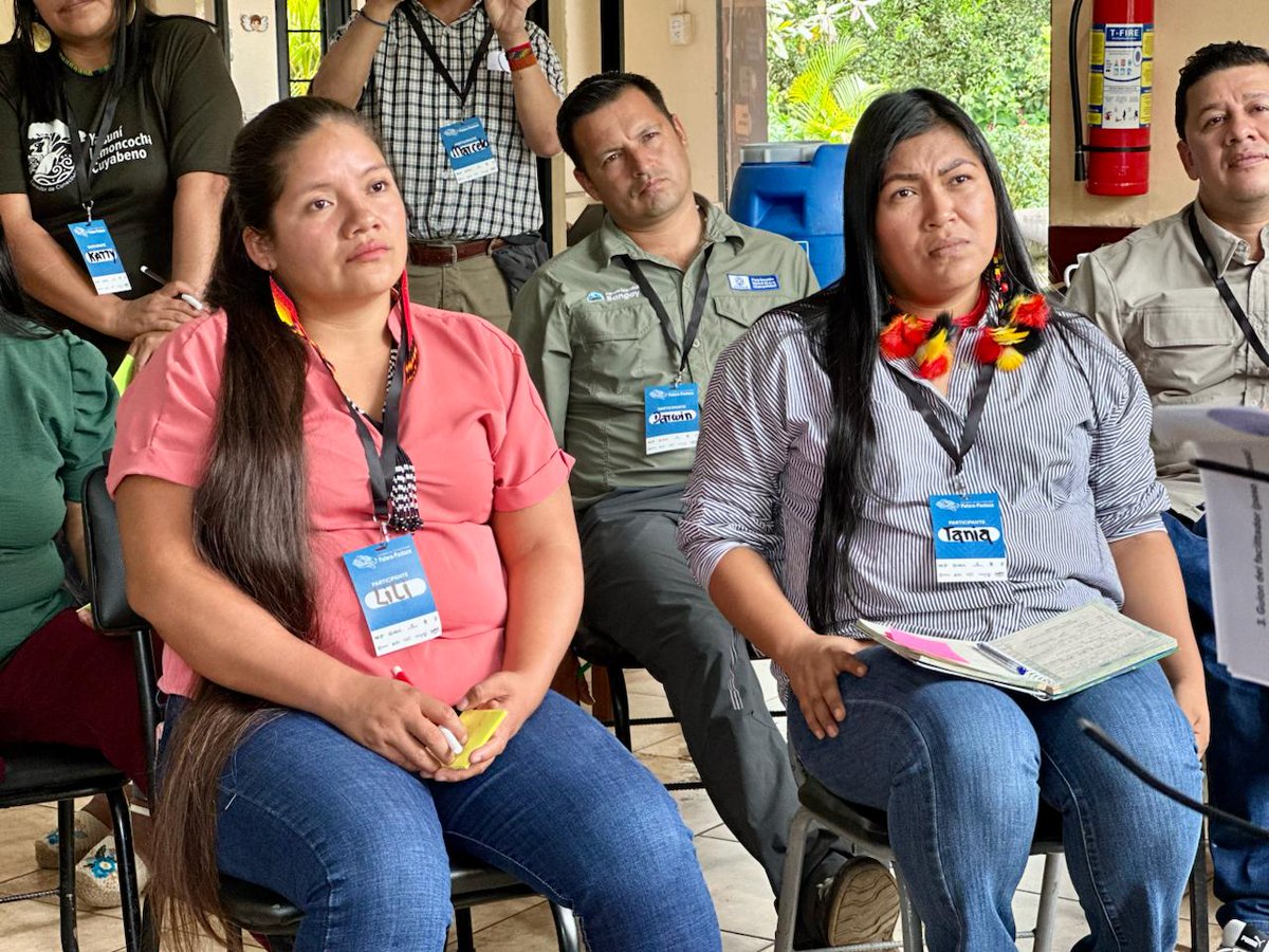 fenash_p's tweet photo. La FENASH-P, a través de la Dirigencia de la Mujer, participó en el Encuentro de Gobernanza del Corredor de Conectividad Palora–Pastaza en Pastaza, en el cual se fortalecieron lineamientos para una gestión articulada en conservación, producción sostenible y territorio. https://t.co/HKQ56sGcpK