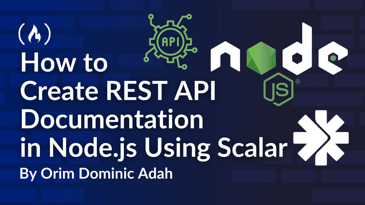 Proper documentation makes your REST API usable.

Without proper docs, other devs won't know how to work with your API.

Here, Orim shows you how to generate an OpenAPI specification and use Scalar to serve them from your Node.js app.

freecodecamp.org/news/rest-api-…