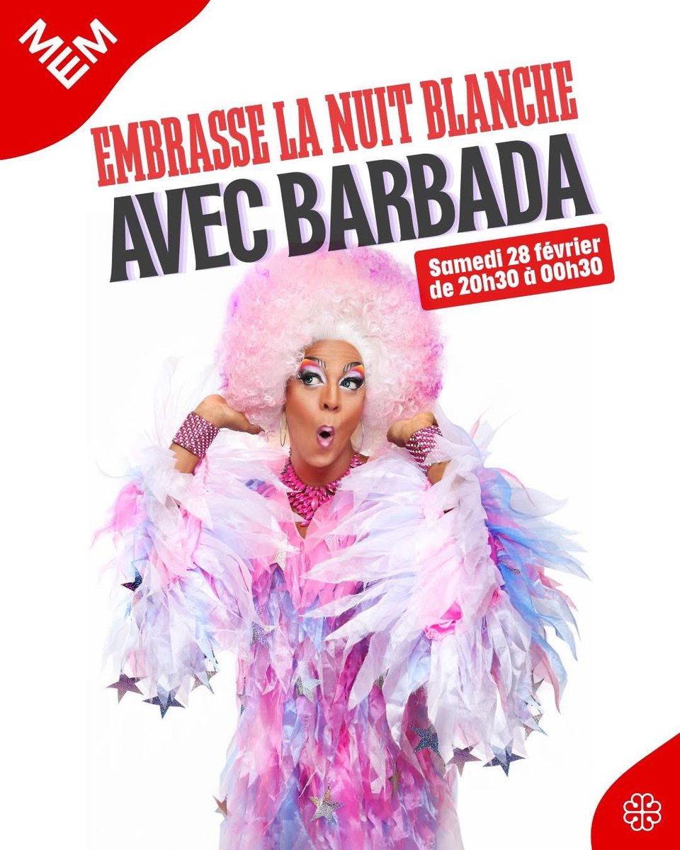 MEMmtl's tweet photo. ✨ Montréal redevient la capitale mondiale du DISCO ! ✨

Préparez vos meilleurs moves et vos tenues les plus brillantes : la Nuit blanche débarque au MEM et ça va décoiffer ! 🕺💃

#MEMmtl https://t.co/i0UjAwLlof