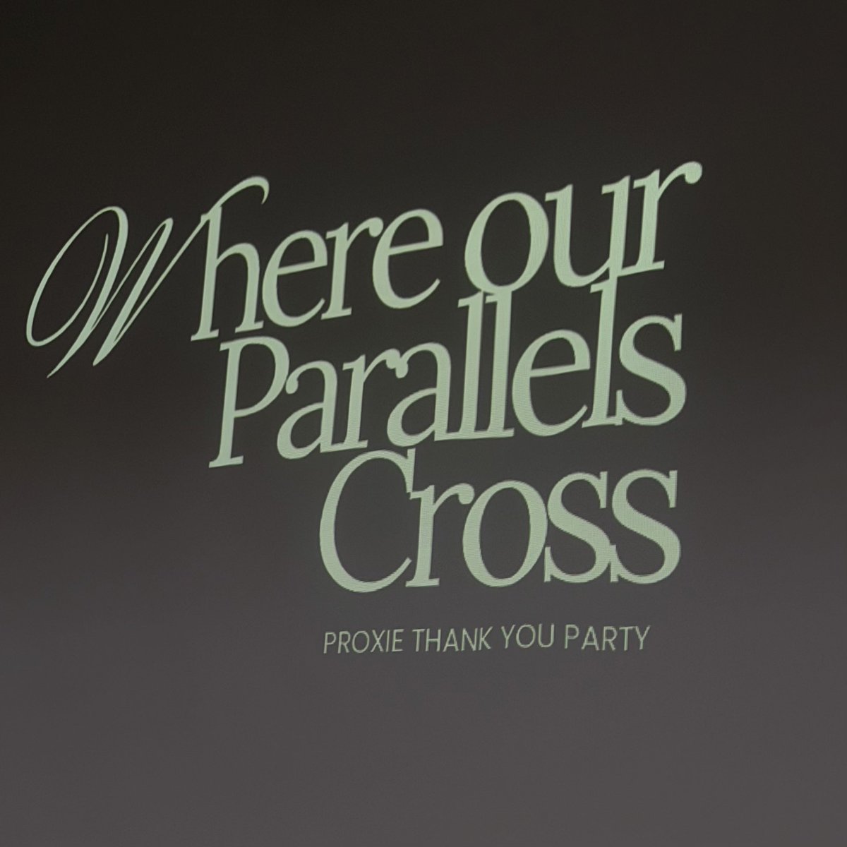 #PROXIEth️️️️ 2025 wrap - where our parallels cross ➰

2026 PROXIE พร้อมแล้วววว ไปกันต่อคับ 🤘🏻💘