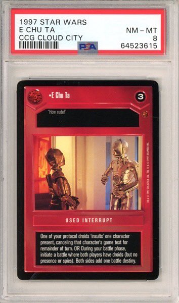 kingnascar's tweet image. Here’s one of my favorite @Pokemon cards!😆
E-CHU-TA
Happy Pokéman Day!
#echuta #howrude #slabfire #pokeman #sophomoricslabs @PSAcard