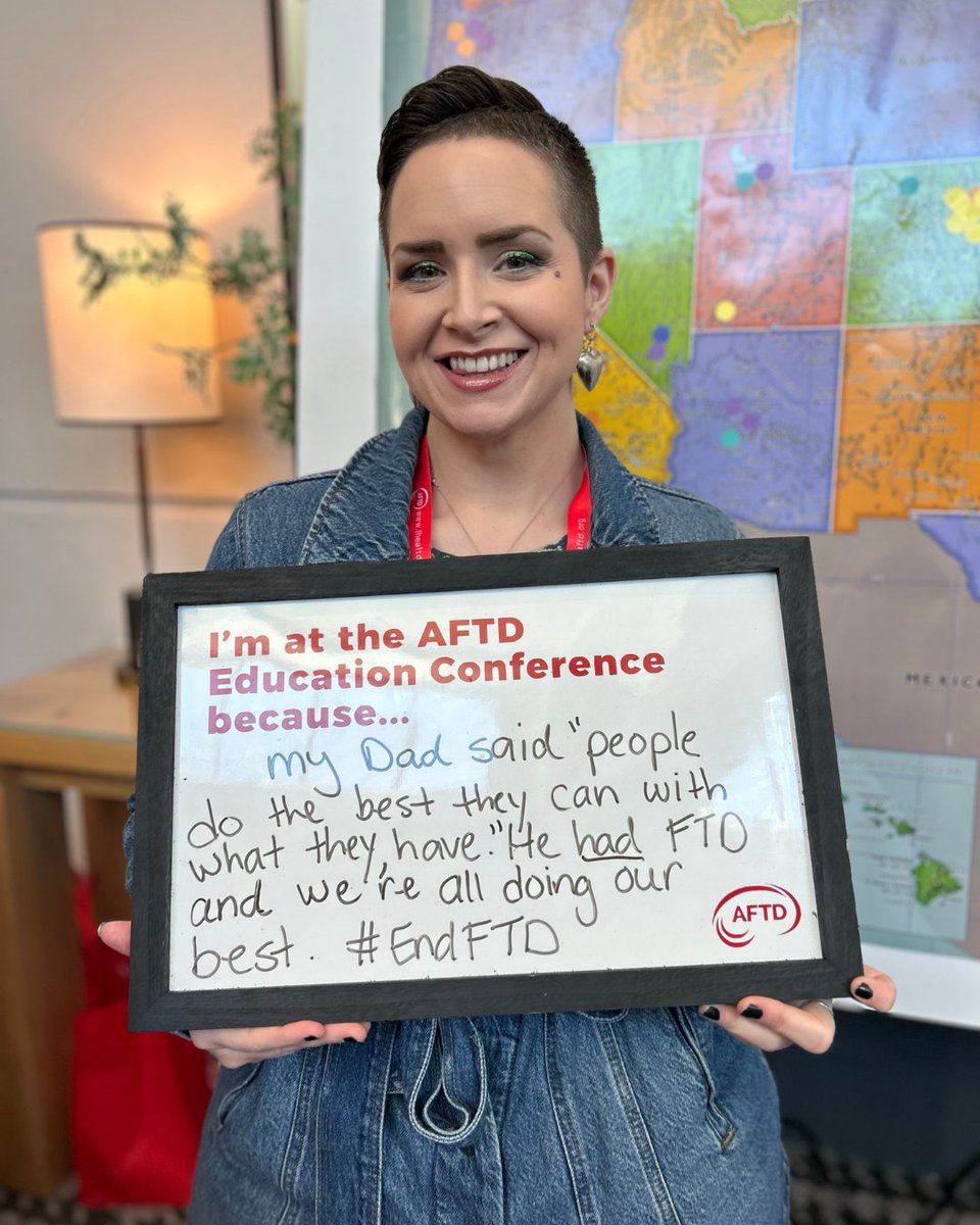 The AFTD tweet media