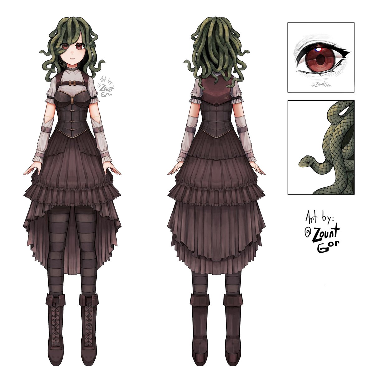 TheZount's tweet photo. Hoja de referencia simple que hice para un cliente en Facebook; Este tipo de comisiones las enfoco en el la claridad de la ropa y detalles, si fuera el trabajo completo de diseñar un personaje y todo lo que conlleva el precio sería más alto
#commissionsopen #characterdesign https://t.co/vk1irIdHoZ