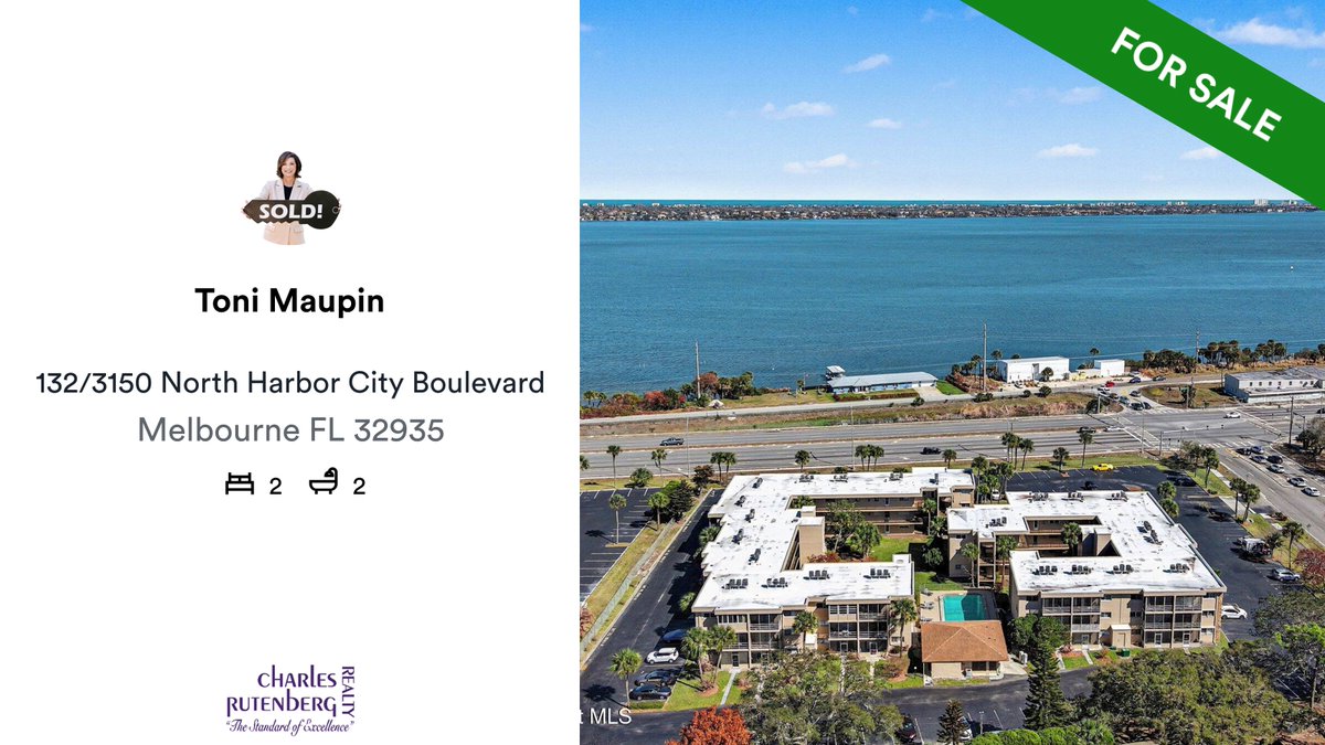 TLMaupinRealtor's tweet photo. 🛌 2 🛀 2
📍 132/3150 North Harbor City Boulevard, Melbourne, FL, 32935

My latest listing on RateMyAgent.
Broker Associate 3163562
https://t.co/Djt73T77Vw

...
#ratemyagent #realestate #CHARLES_RUTENBERG_REALTY_ORLANDO https://t.co/snGN8lq6i5