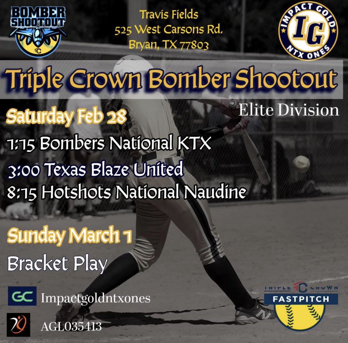 PughAdriana2k12's tweet photo. Opening weekend!!! Let’s get dirty!!! #Betheimpact #goldblooded @ImpactGold @ImpactGoldOrg https://t.co/PwQBZsutaQ