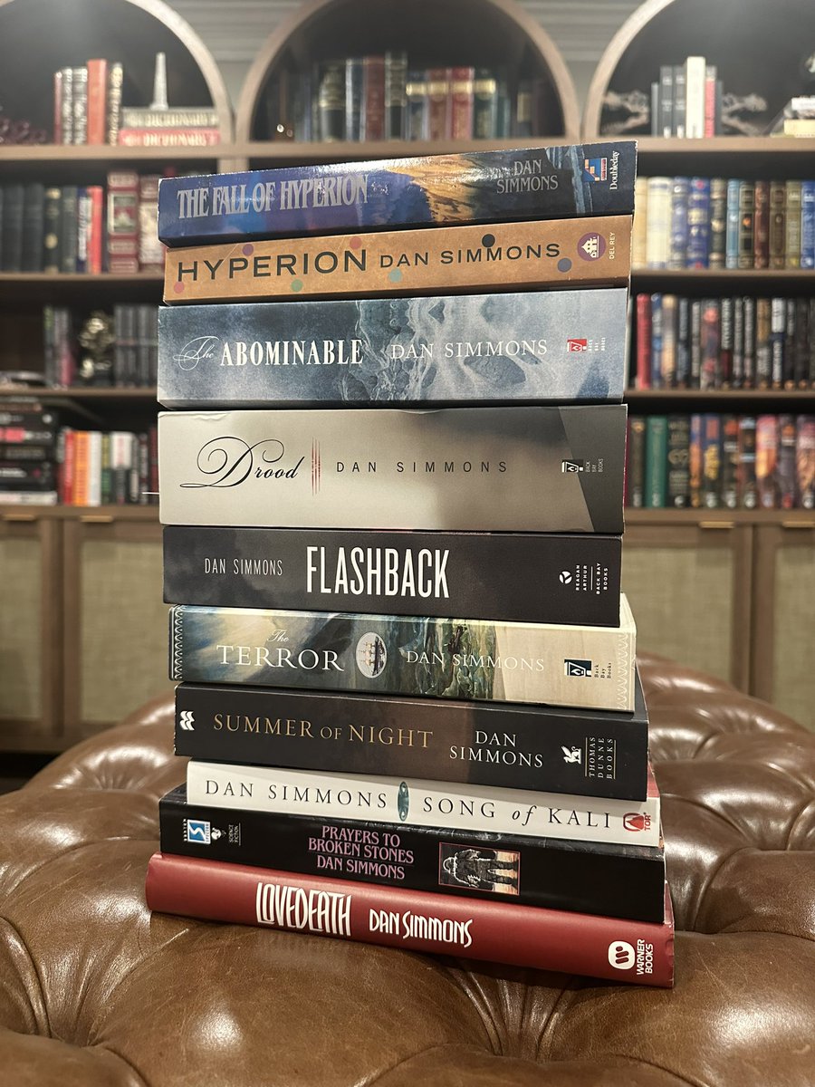 RykerJackson97's tweet photo. Rest in peace to Dan Simmons, one of my all-time favorite authors.

He’ll be missed. https://t.co/WOL423Vd5v